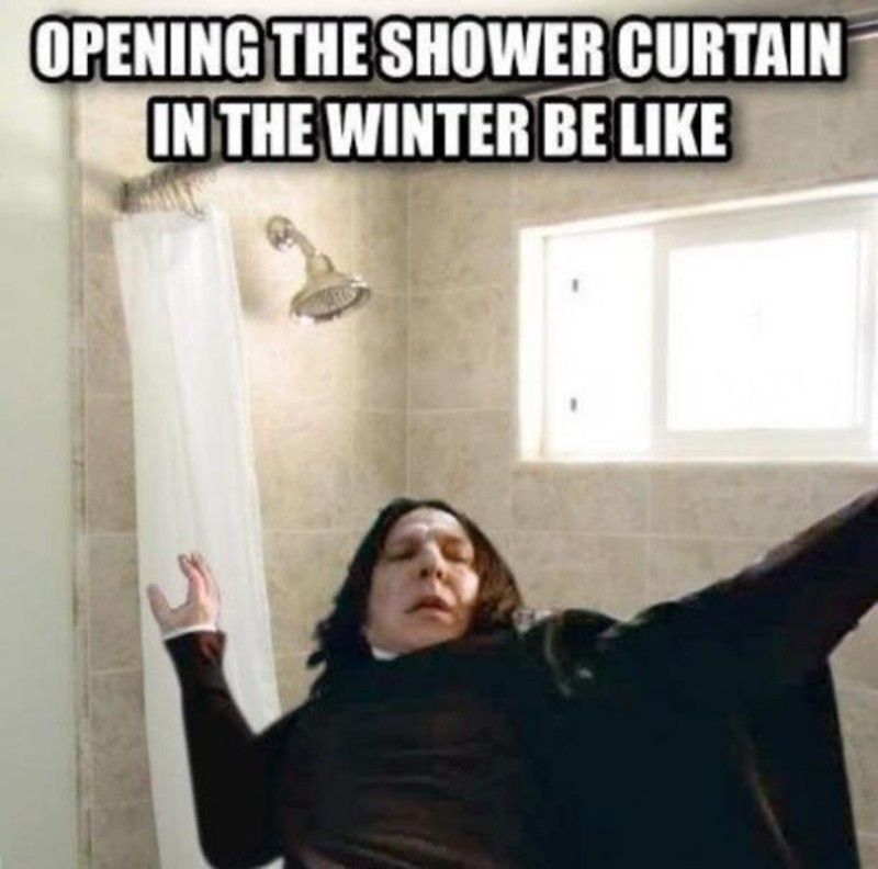 Slippery shower meme