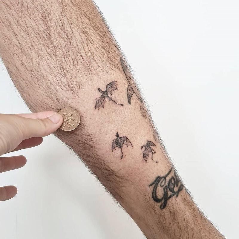 Small Dragons Tattoo