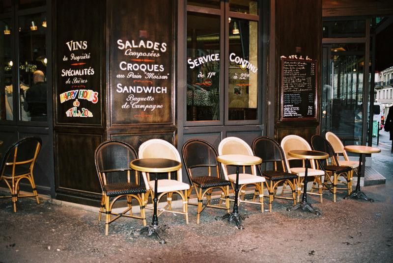 Small street cafe in Paris