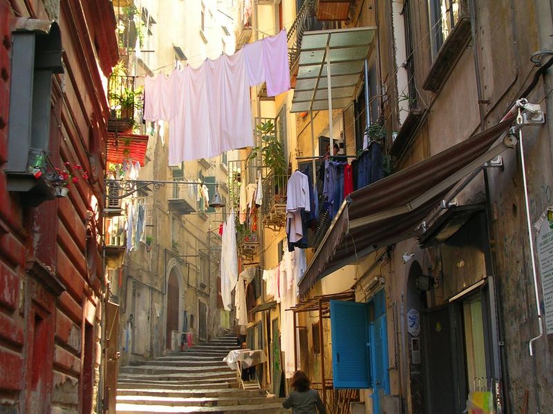 Small street in Naples