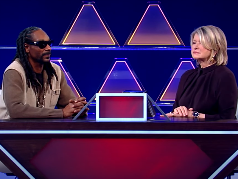 Snoop and Martha on the $100,000 Pyramid
