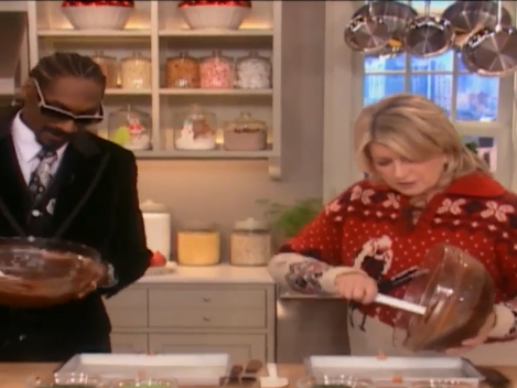 Snoop Dogg on Martha Stewart's Show