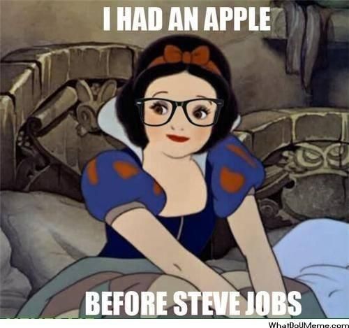 Snow White had an apple before Steve Jobs