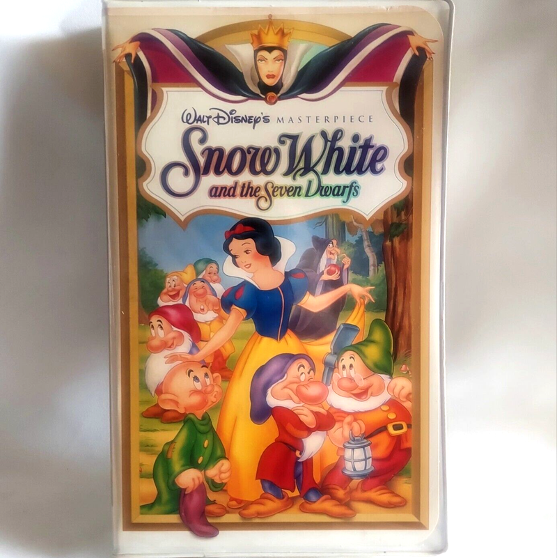 Snow white vhs tape