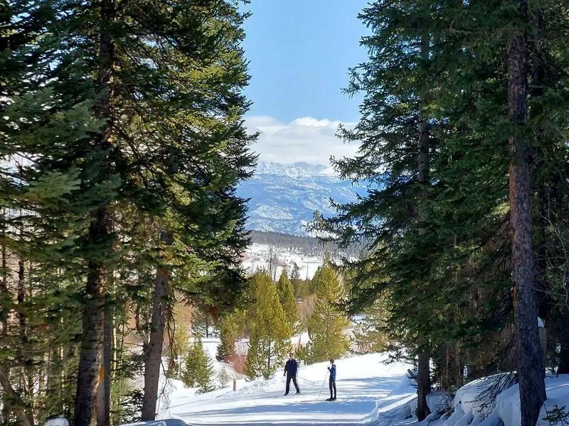 Snowy Path in Fraser, Colorado