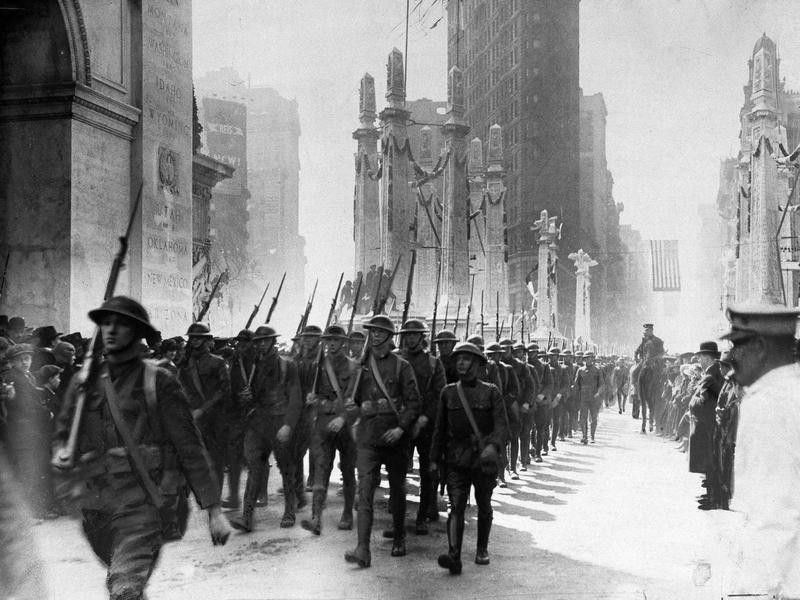 Soldiers Returning from France WWI