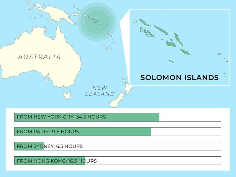 Solomon Islands map