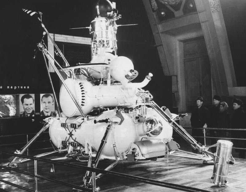 Soviet Luna 16 lunar lander in 1970.