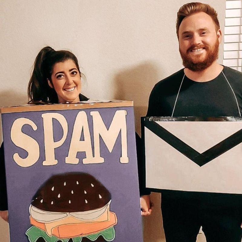 Spam mail costume