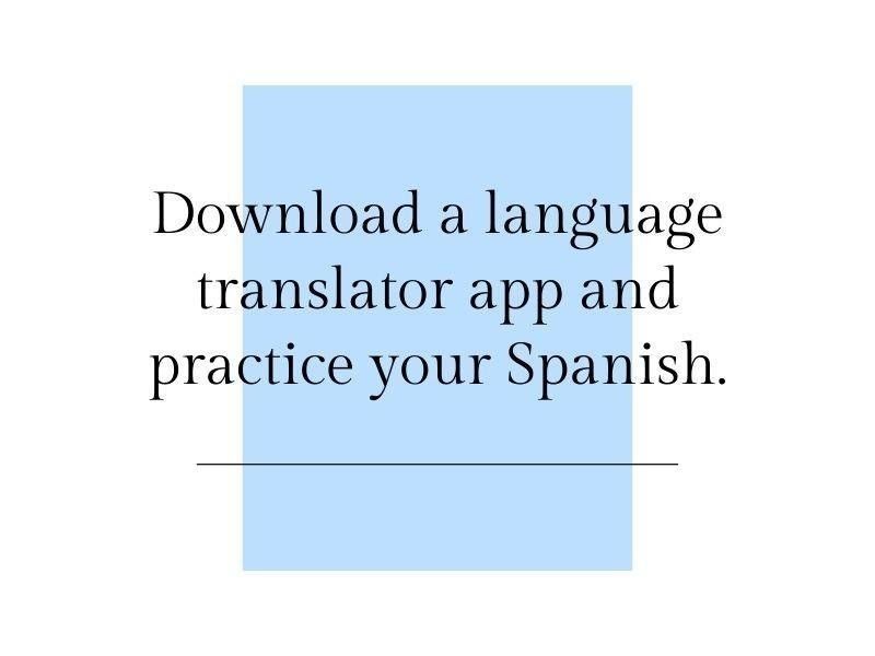 Spanish app