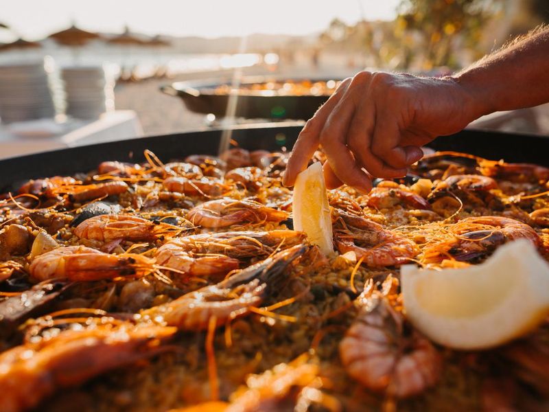 Spanish paella, one of the most popular cuisines in the world