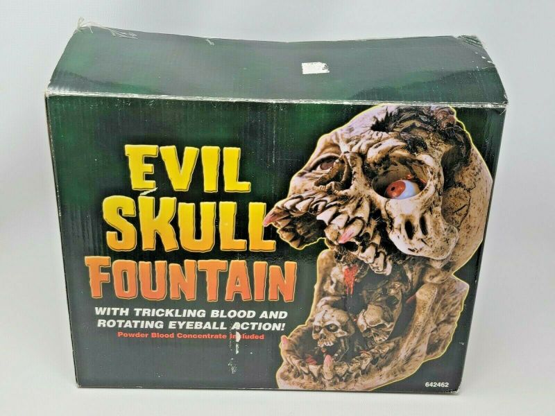 Spencer's Spirit Halloween Evil Skull Fountain