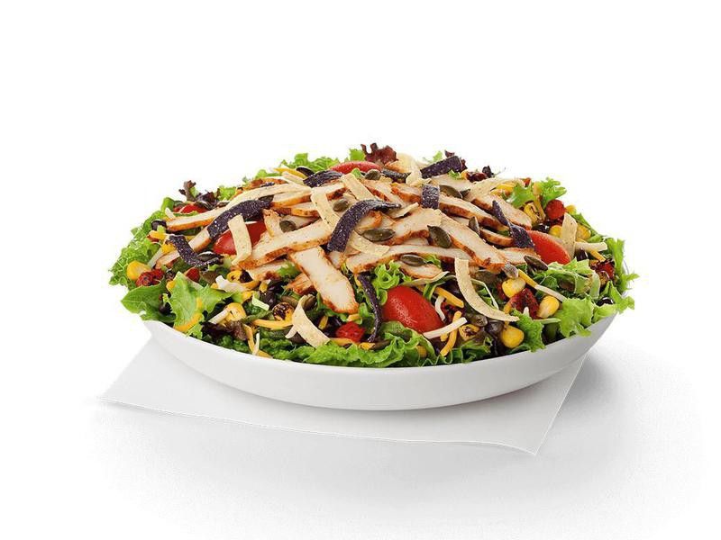 Spicy Southwest Salad, Healthiest Fast-Food Items