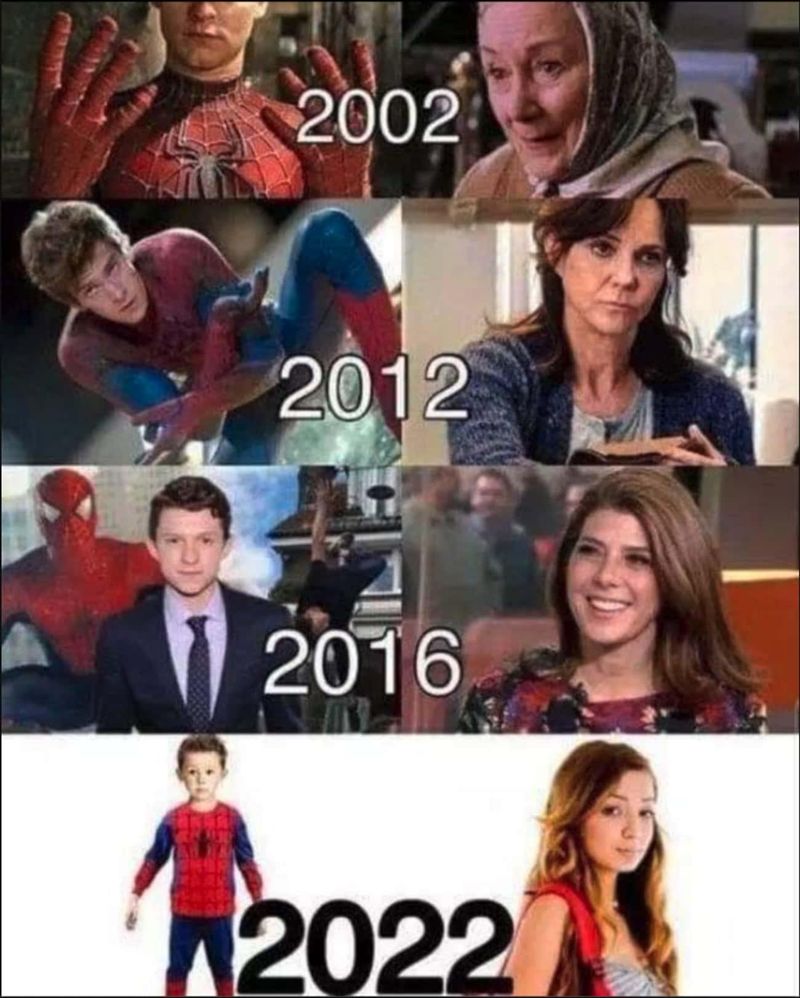 Spider-Man age meme