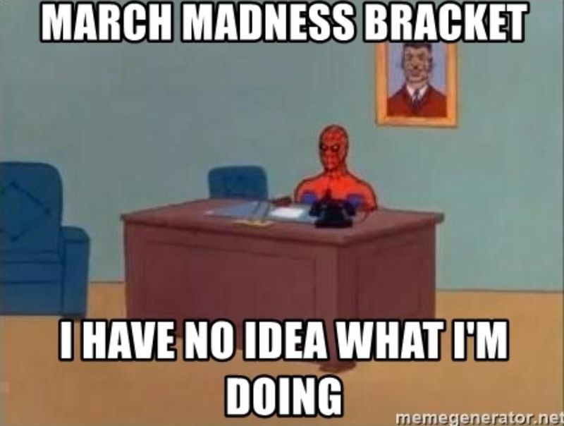 Spider-Man March Madness bracket meme