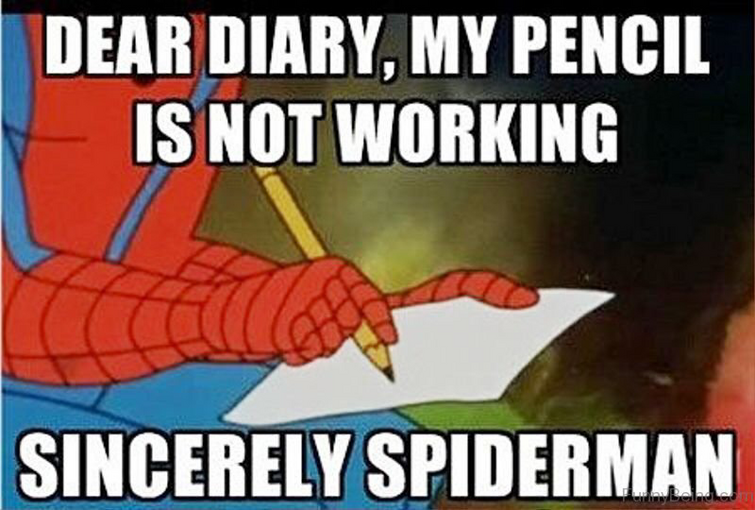 Spiderman comic book meme