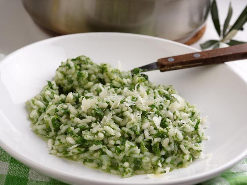 spinach and rice
