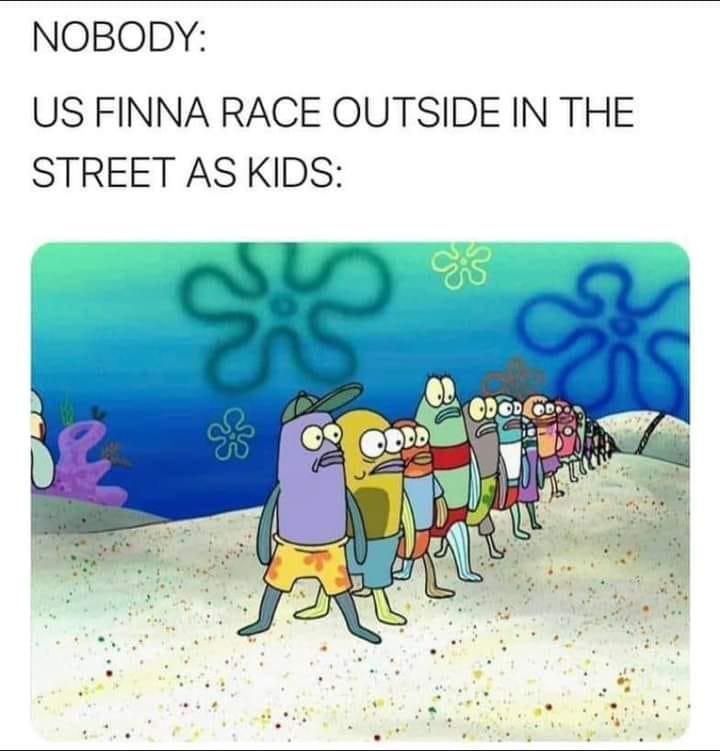 SpongeBob characters racing