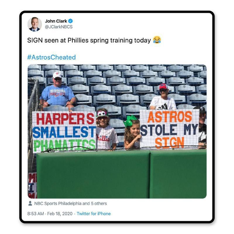 Spring training signs