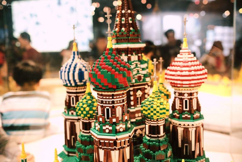 St Basil's Cathedral made out of Legos