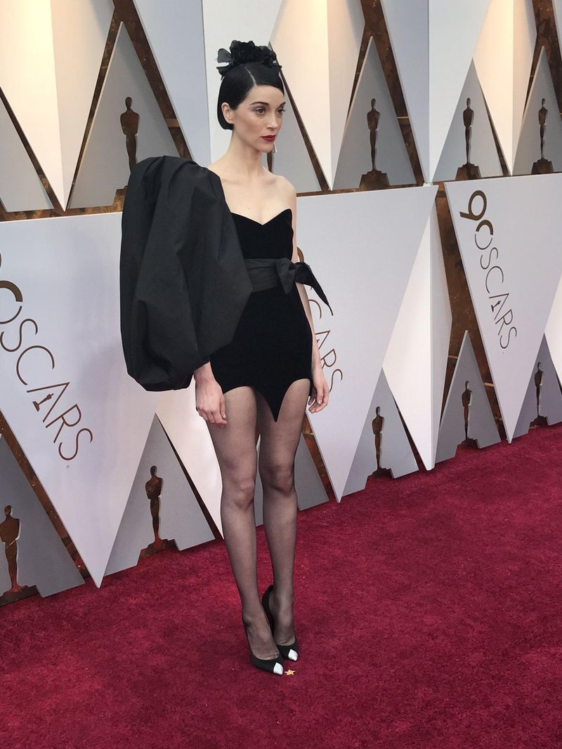 St. Vincent on the red carpet
