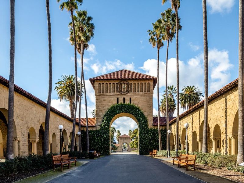 Stanford University campus in Palo Alto, California