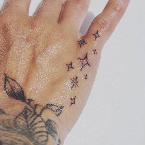 Star Hand Tattoo