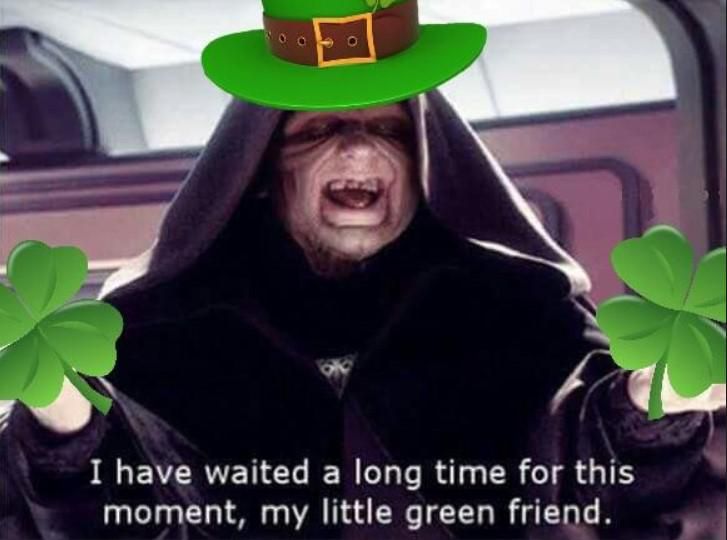 Star Wars St. Patrick's Day meme