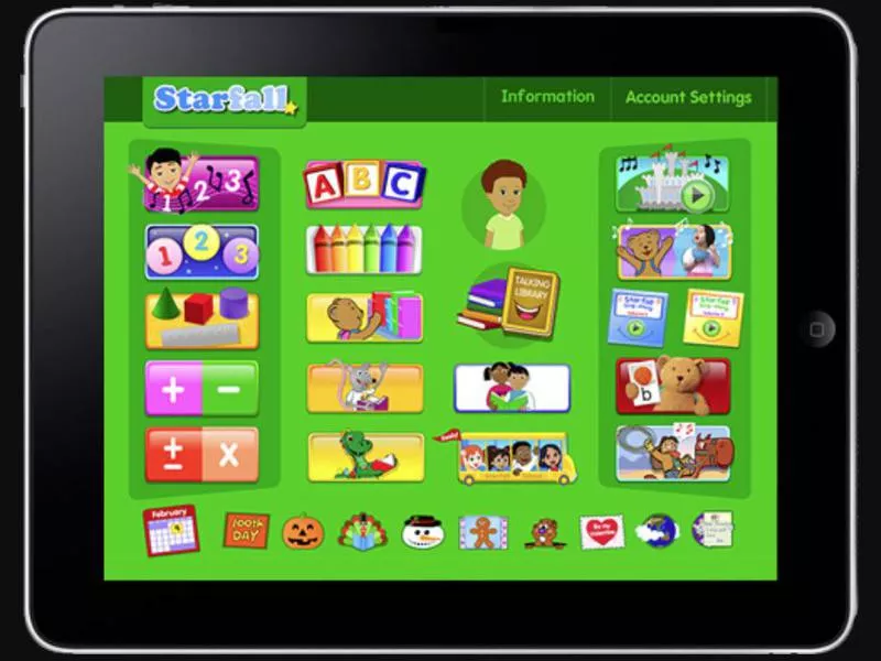 Starfall helps kids learn reading skills from the very beginning.