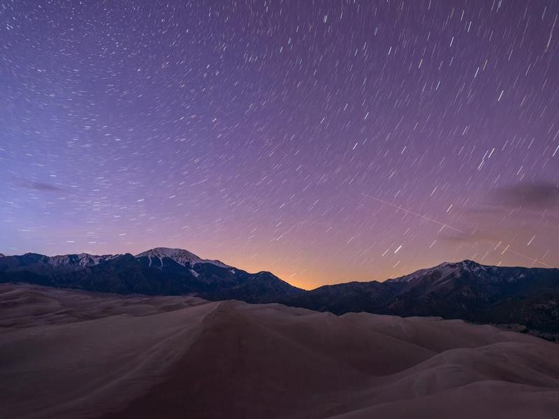 Starry Night at Great Sand Dunes