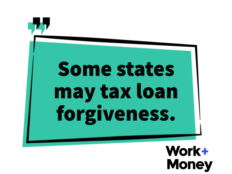 State tax loan forgiveness