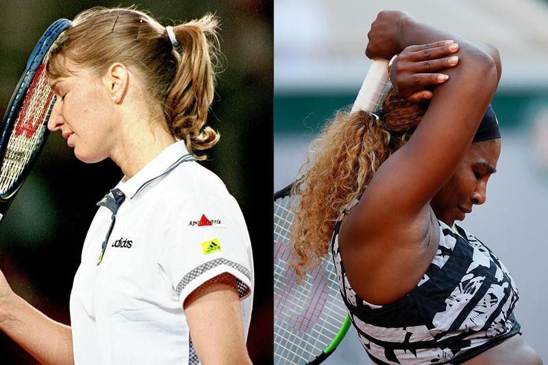 Steffi Craf and Serena Williams
