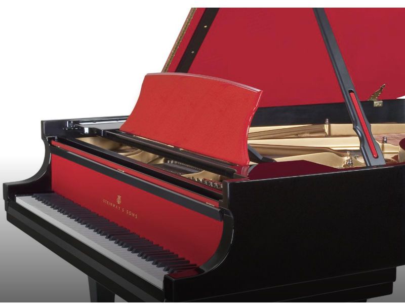 Steinway & Sons Red Pops for RED Parlor Grand