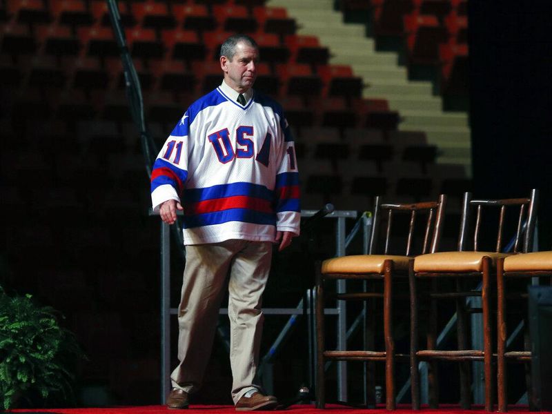 Steve Christoff at 35th anniversary of Miracle on Ice