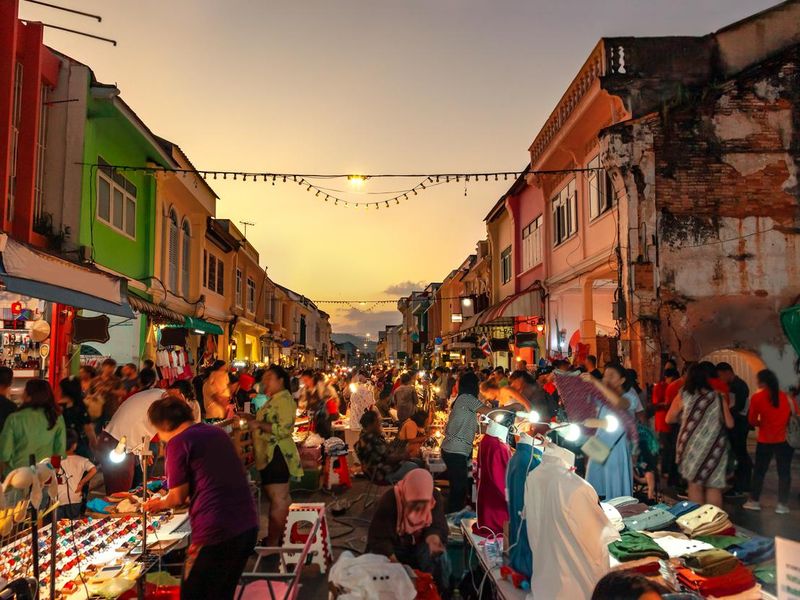 Street market in Phuket, Thailand