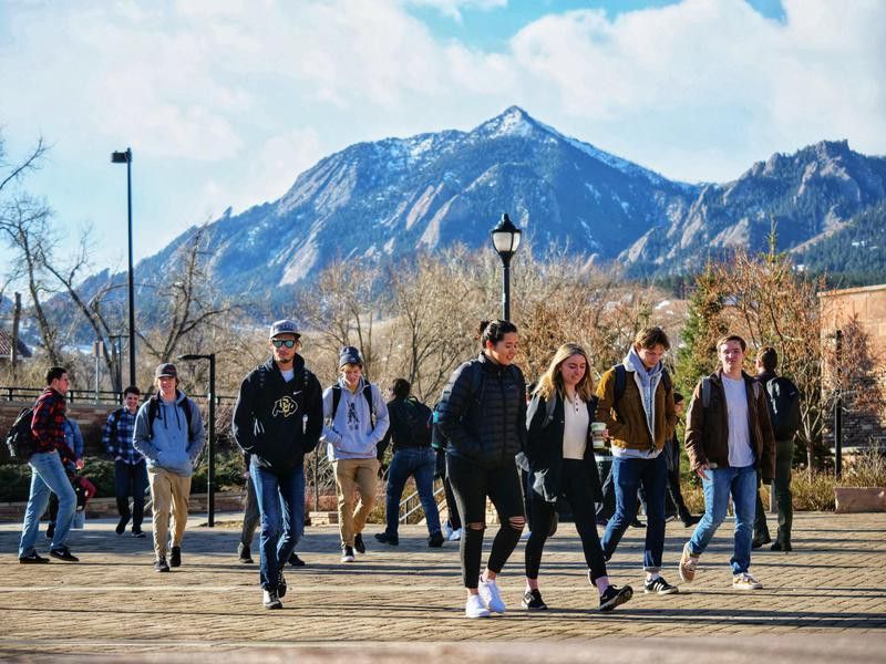 Students at University of Colorado Boulder