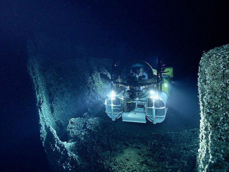 Submarine diving in Costa Rica