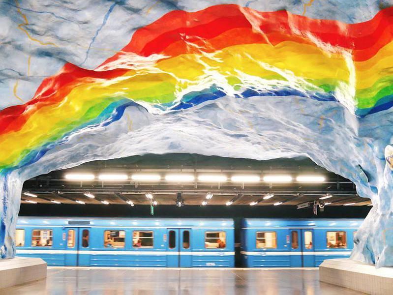Subway station Stockholm