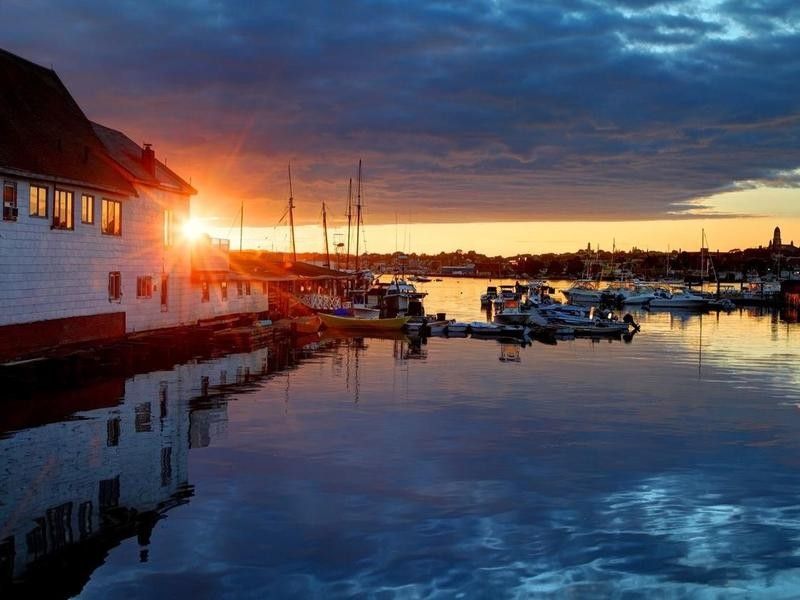 Sunset in Gloucester, Massachusetts
