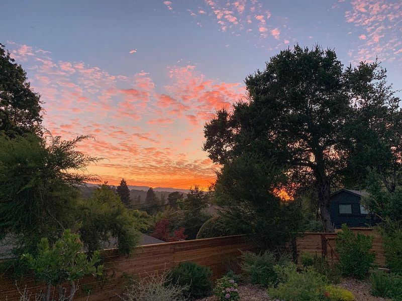 Sunset in Ladera, California