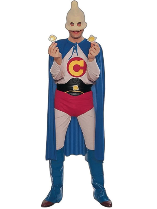 Superhero condom