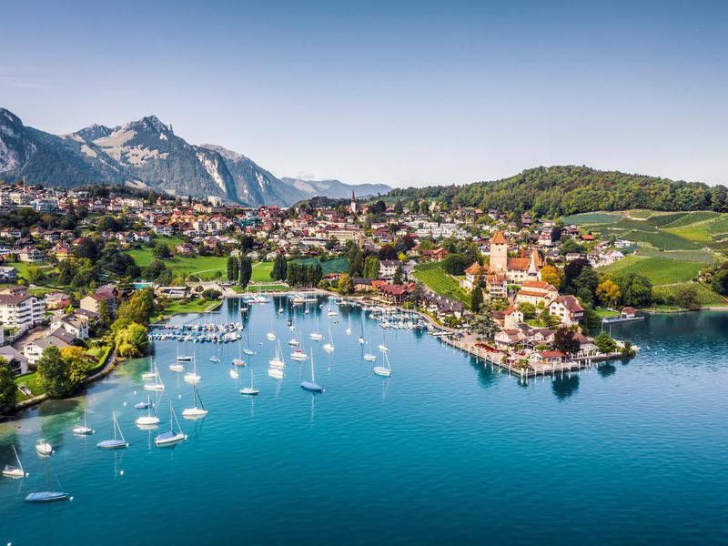 Swiss Alpian town
