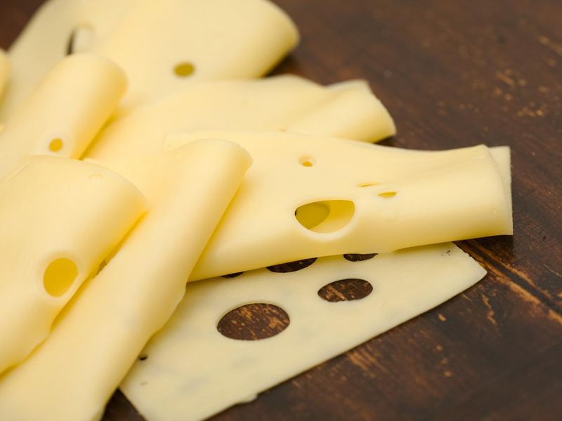 Swiss cheese full of holes