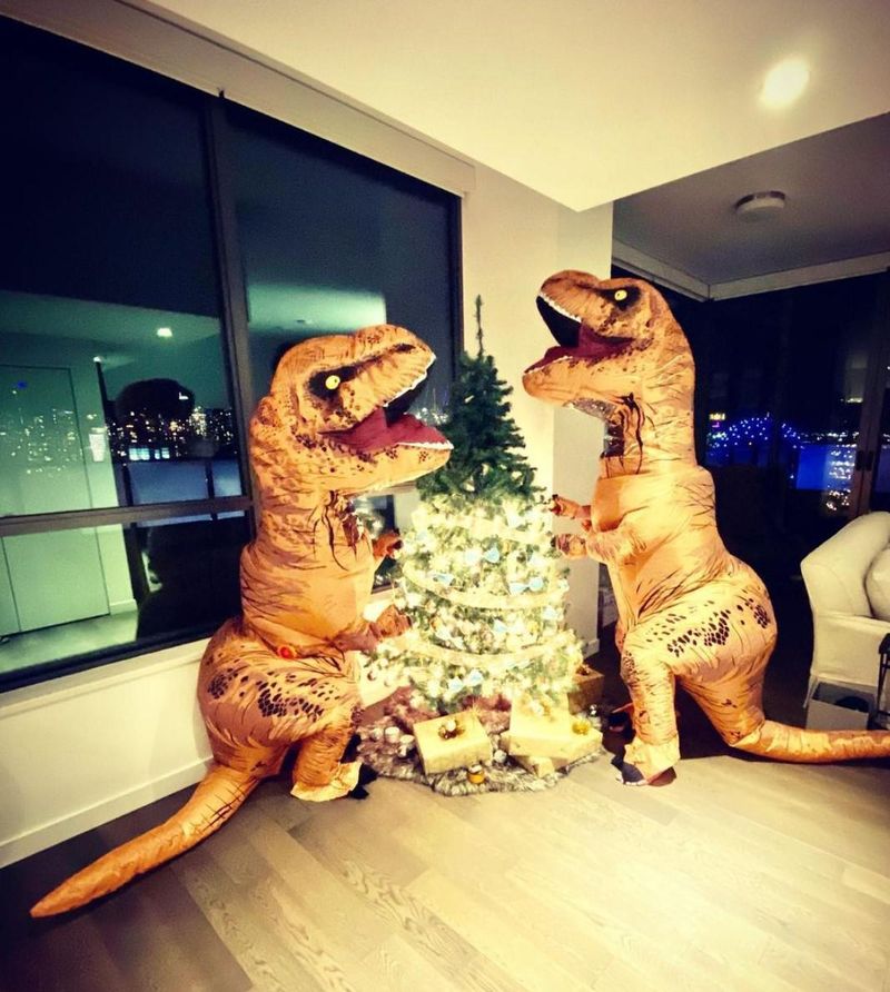 T-Rex Christmas tree