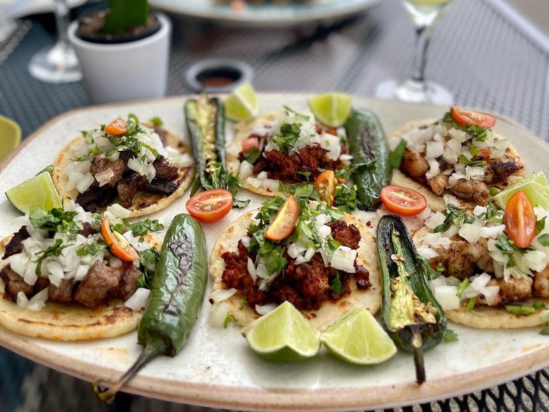 Tacos at Quinoa Peruvian & Mexican Restaurant