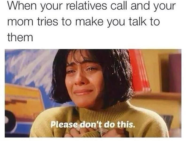 Talking to the relatives