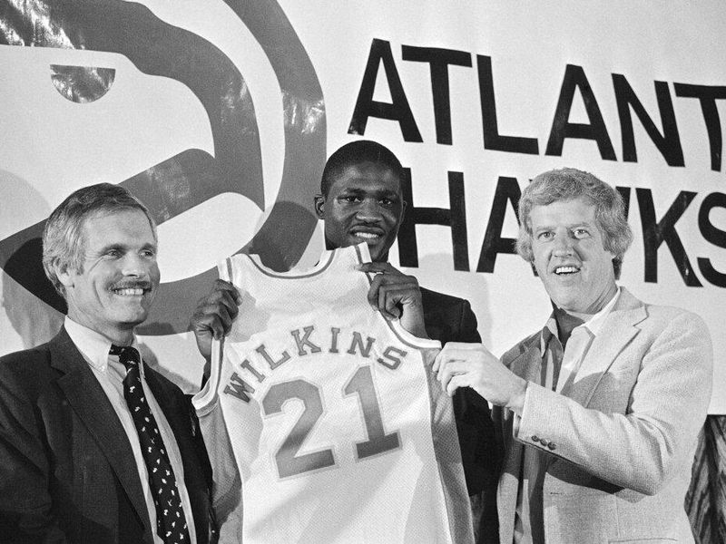 Ted Turner and Dominique Wilkins