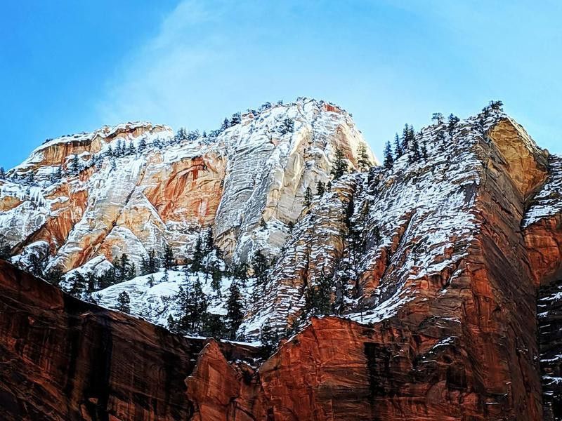 Temple of Zinawava in Zion National Park, Utah