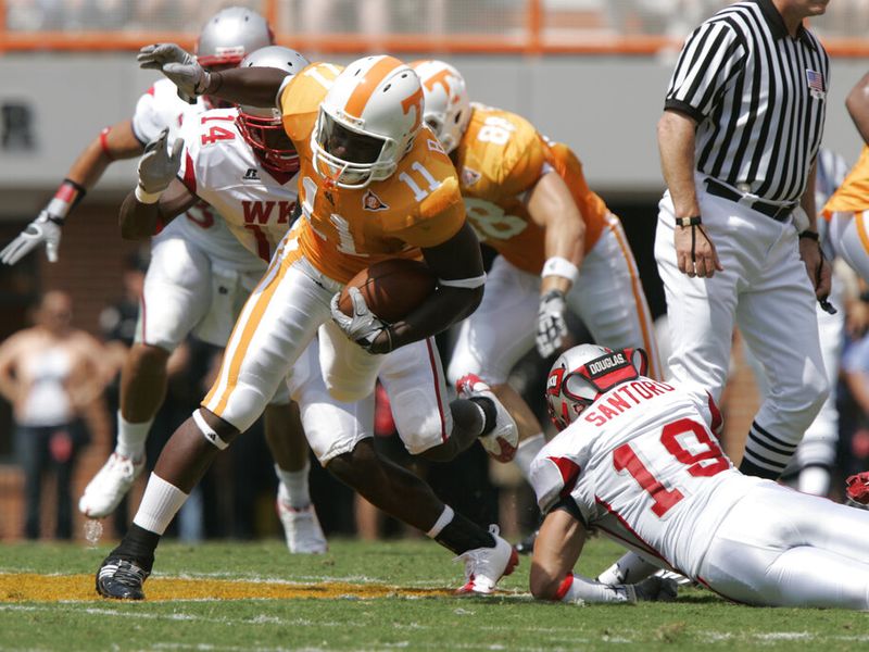 Tennessee running back Bryce Brown
