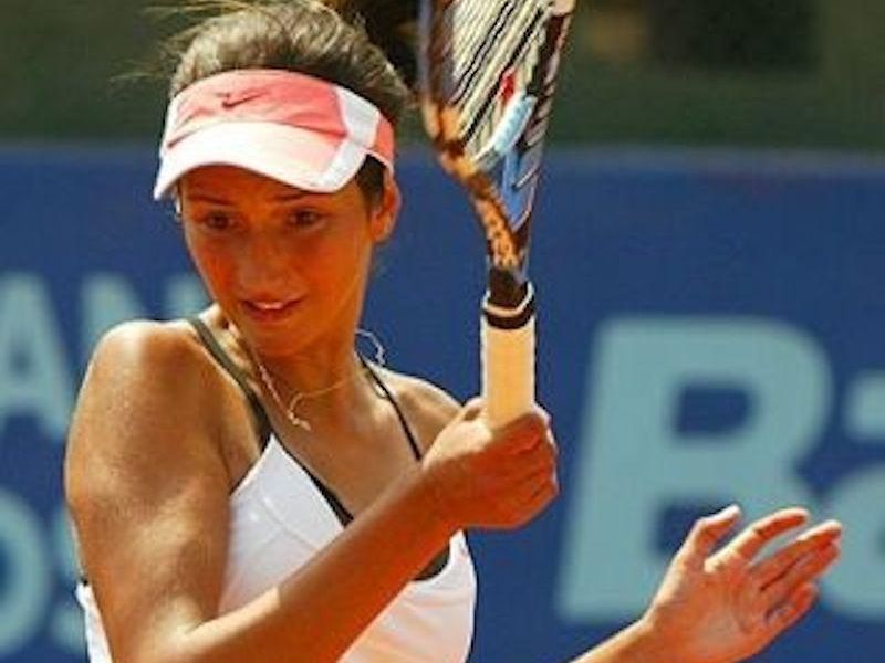 Tennis player Aleksandrina Naydenova